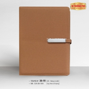 SỔ TAY BÌA DA A5|25-111
