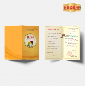 GIẤY MỜI MÙA VU LAN