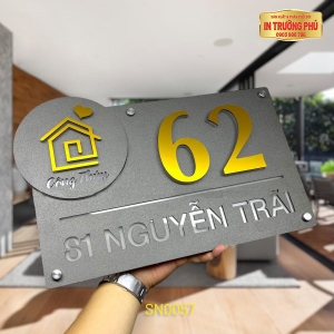 BIỂN SỐ NHÀ CÓ ĐÈN LED - SN0057