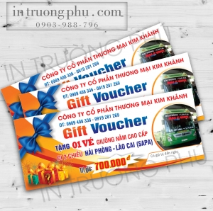 In Voucher - Thẻ Quà Tặng - Thẻ Tích Điểm