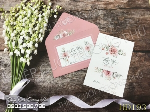 HD193 - Thiệp Cưới Hải Phòng - Thiệp Cưới Trường Phú | Mùa Cưới 2020 - 2021