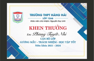 Giấy khen GK002