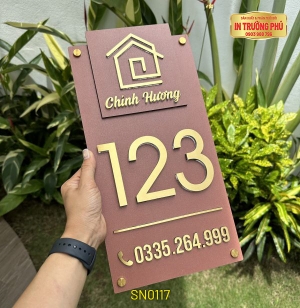 BIỂN SỐ NHÀ - SN0117