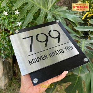 BẢNG, BIỂN SỐ NHÀ - SN0017