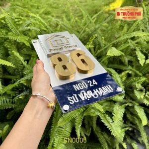 BIỂN SỐ NHÀ - SN0005