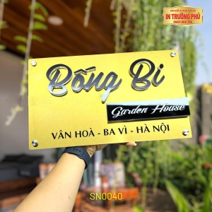 BẢNG, BIỂN SỐ NHÀ - SN0040