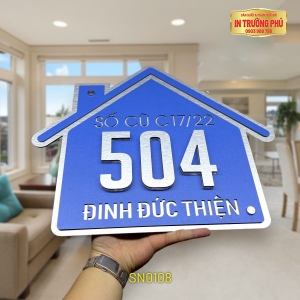 BIỂN SỐ NHÀ - SN0108