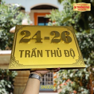 BẢNG, BIỂN SỐ NHÀ - SN0039