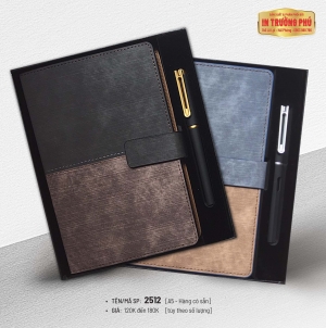 SỔ TAY BÌA DA A5|2512;  B5|1812