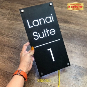 BIỂN SỐ NHÀ CÓ ĐÈN LED - SN0050