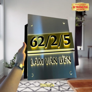 BIỂN SỐ NHÀ CÓ ĐÈN LED - SN0024