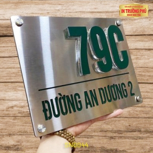 BẢNG, BIỂN SỐ NHÀ - SN0044