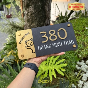 BẢNG, BIỂN SỐ NHÀ - SN0027