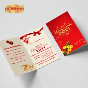 GIẤY MỜI TIỆC CHÀO XUÂN