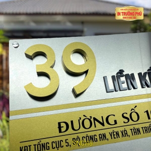 BIỂN SỐ NHÀ - SN0118