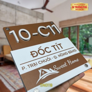 BIỂN SỐ NHÀ - SN0119