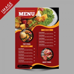 Menu đồ ăn