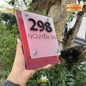 BIỂN SỐ NHÀ - SN0104