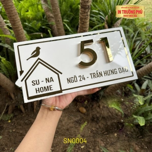 BIỂN SỐ NHÀ - SN0004