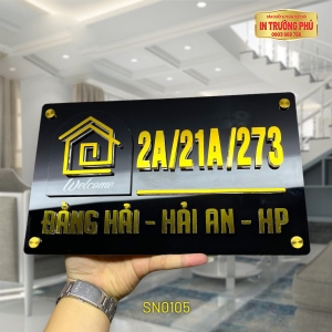 BIỂN SỐ NHÀ - SN0105