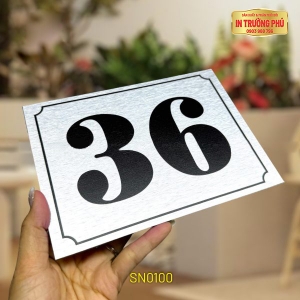 BIỂN SỐ NHÀ - SN0100