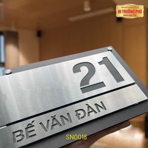 BẢNG, BIỂN SỐ NHÀ - SN0018