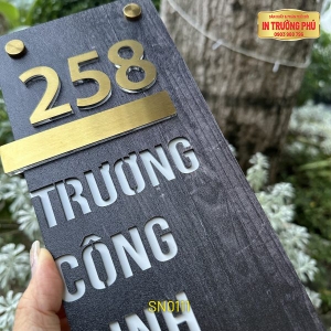 BIỂN SỐ NHÀ - SN0111