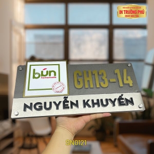 BIỂN SỐ NHÀ - SN0121