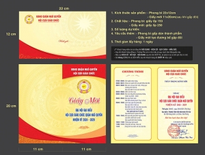 GIẤY MỜI ĐẠI HỘI ĐẠI BIỂU HỘI CỰU GIÁO CHỨC
