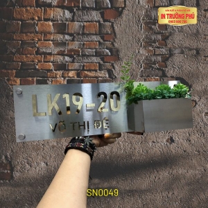 BẢNG, BIỂN SỐ NHÀ - SN0049