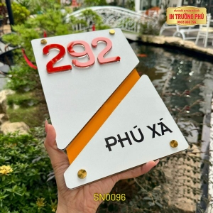 BIỂN SỐ NHÀ - SN0096