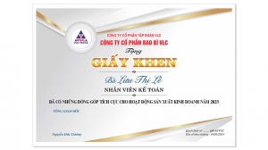 Giấy khen GK001