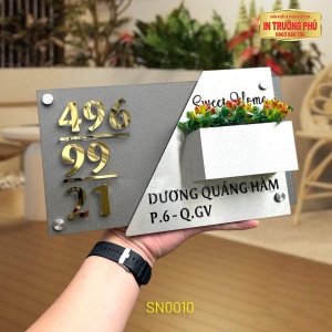 BẢNG, BIỂN SỐ NHÀ - SN0010