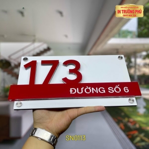 BIỂN SỐ NHÀ - SN0113