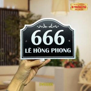 BIỂN SỐ NHÀ - SN0099