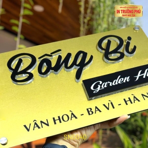 BẢNG, BIỂN SỐ NHÀ - SN0040