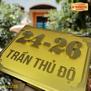 BẢNG, BIỂN SỐ NHÀ - SN0039