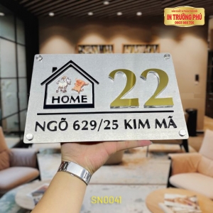 BẢNG, BIỂN SỐ NHÀ - SN0041