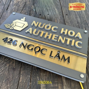 BIỂN SỐ NHÀ CÓ ĐÈN LED - SN0064