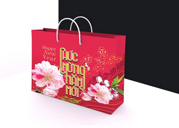 Lưu ý khi in túi giấy đựng quà tết