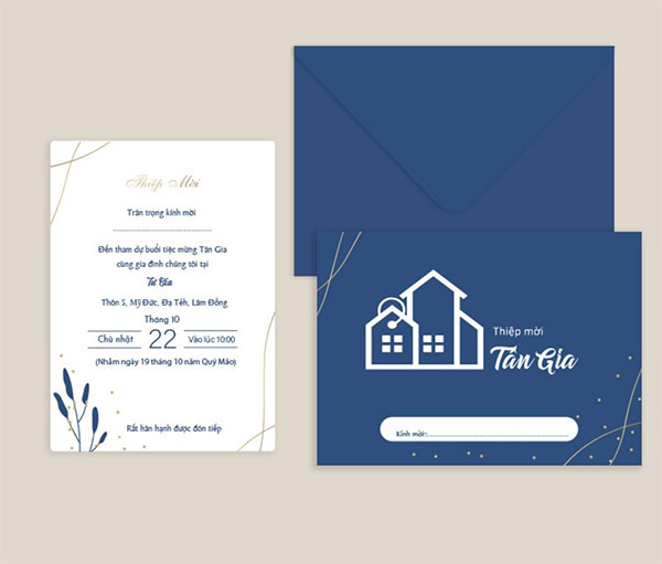 Quy trình in thiệp mời tân gia