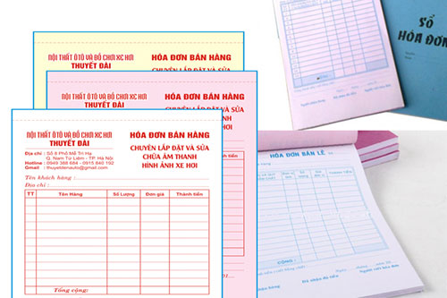In hóa đơn bán lẻ tại Hải Phòng