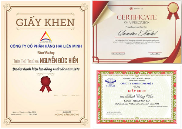 In phôi giấy khen cần lưu ý điều gì?